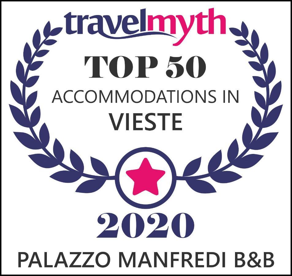 B&B Palazzo Manfredi Vieste, Fronte Mare Con Parcheggio Dış mekan fotoğraf